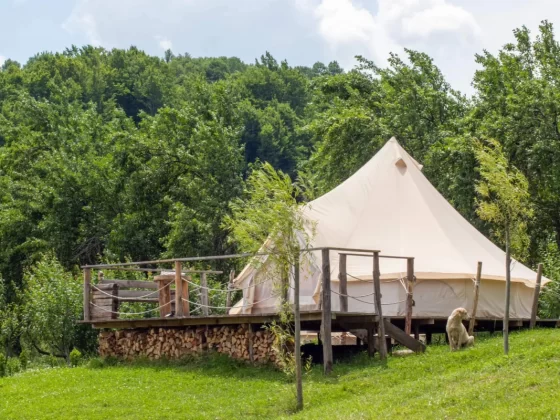 the story garden glamping